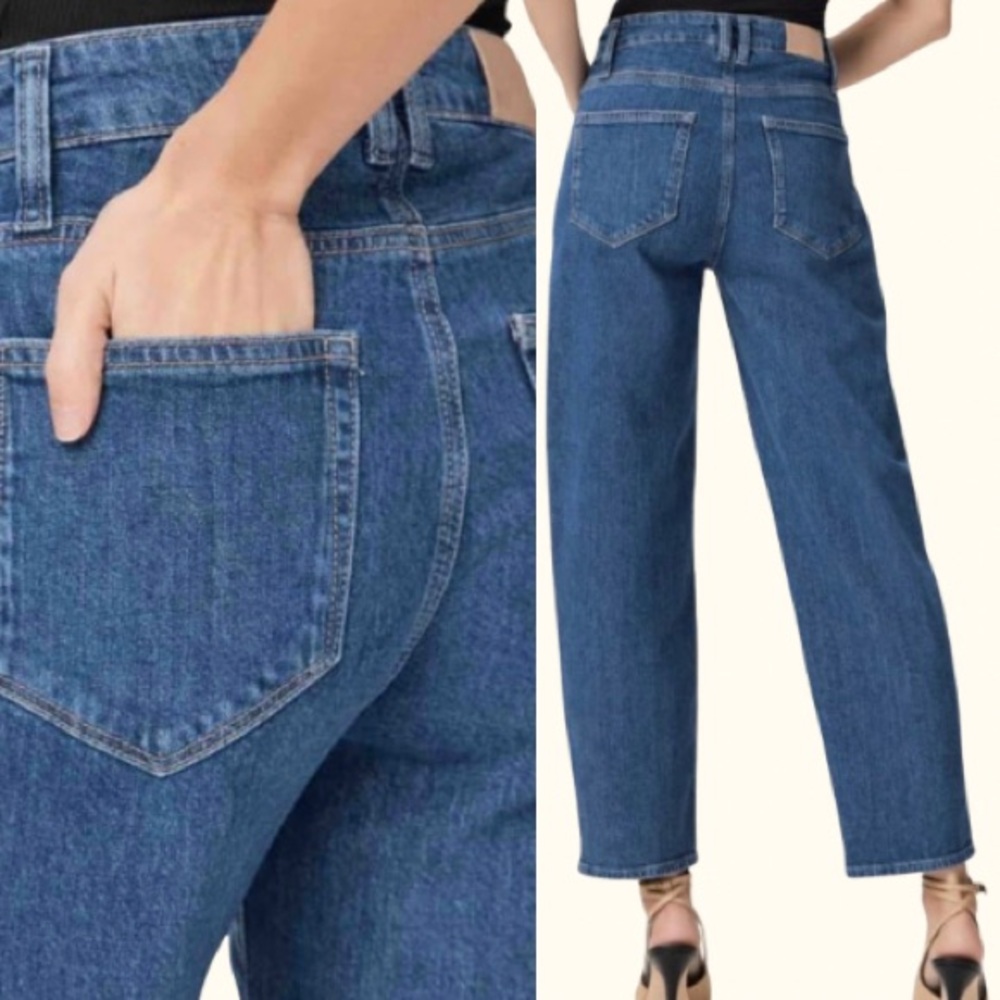 PAIGE Alexis Cargo Straight Leg Jeans NWT - Picture 3 of 7